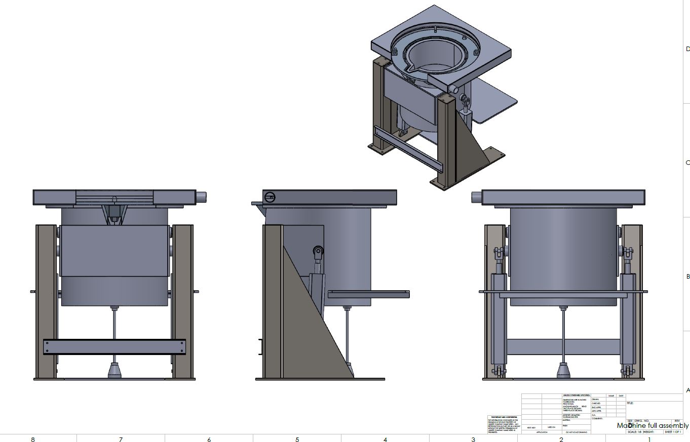 Melting Machine Full Assembly