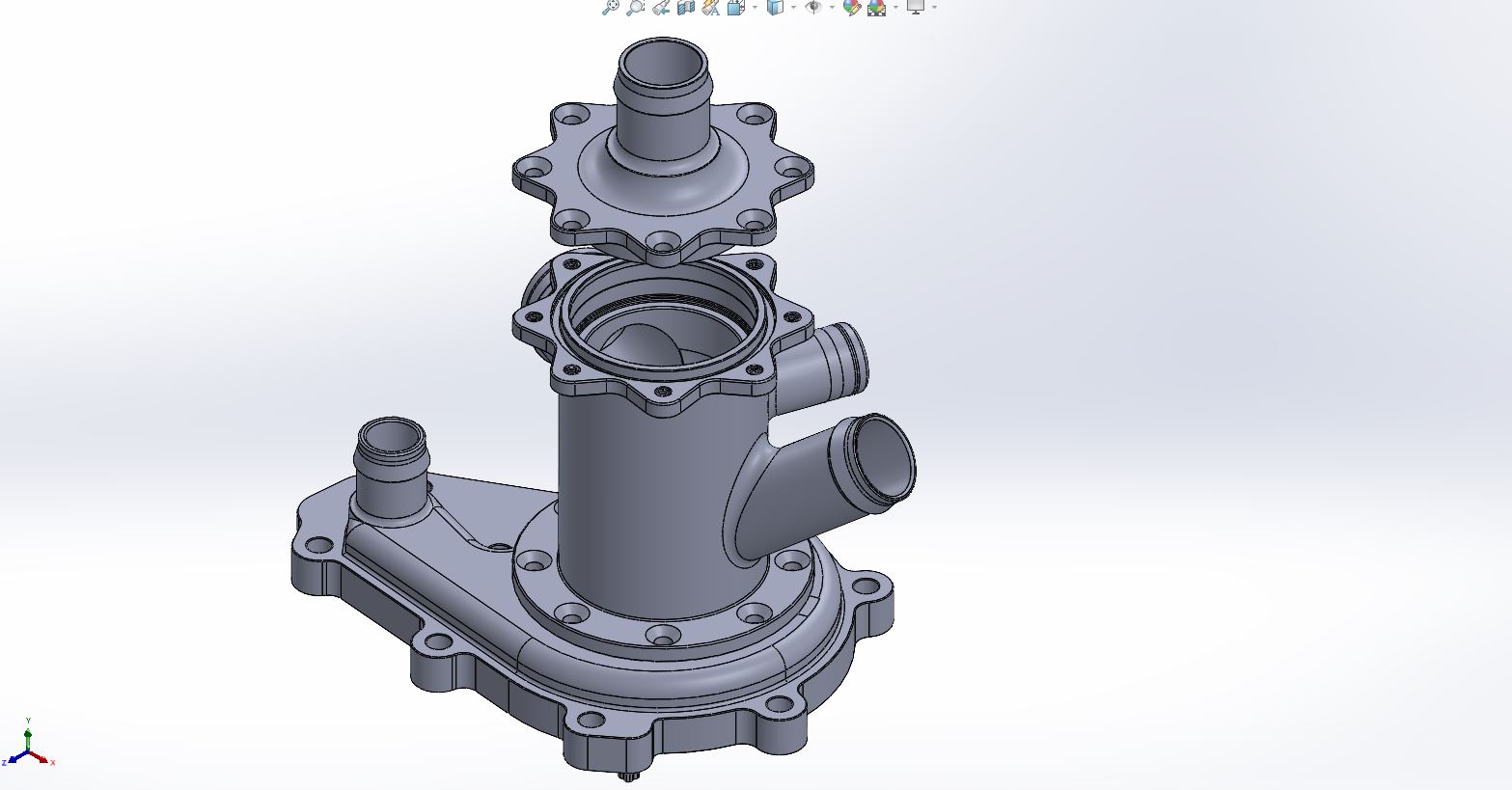 Thermostat Assembly View 1