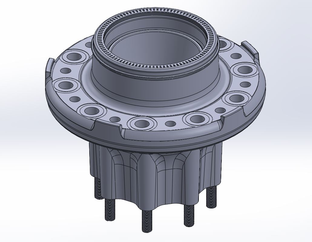 Hub Final 3D Model