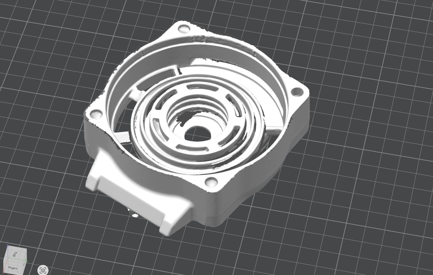 Motor Housing Scan Mesh 2