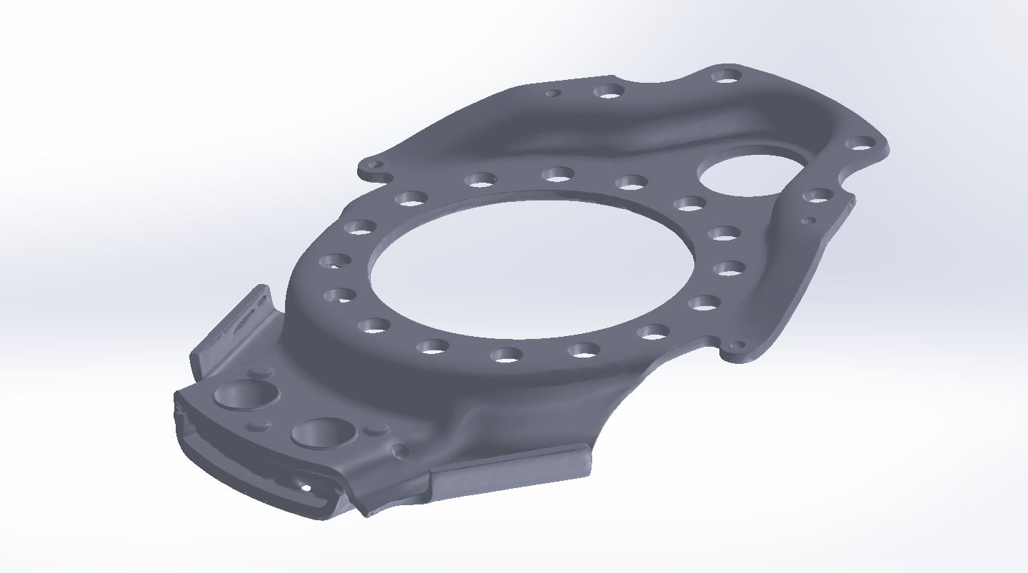 Spider Plate Scan Mesh 2
